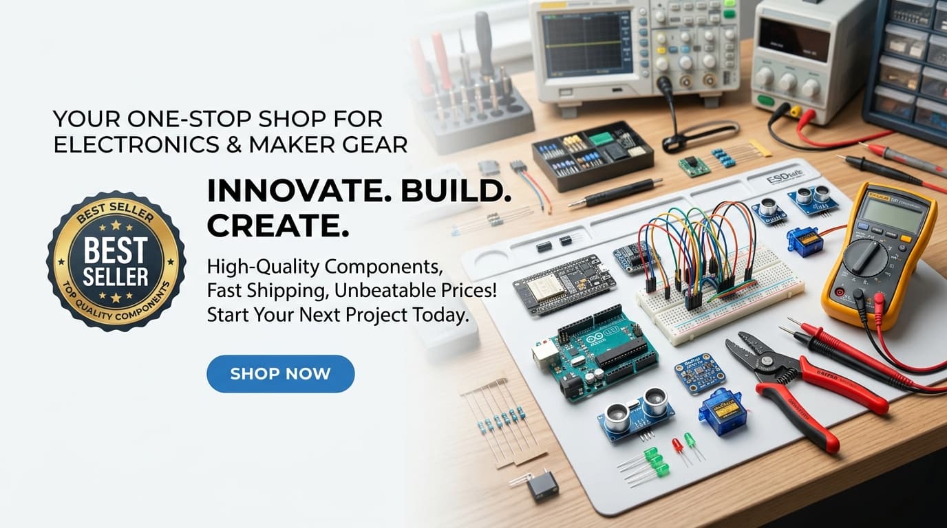 Innovate. Build. Create. — Up to 45% Off on Electronics & Maker Gear